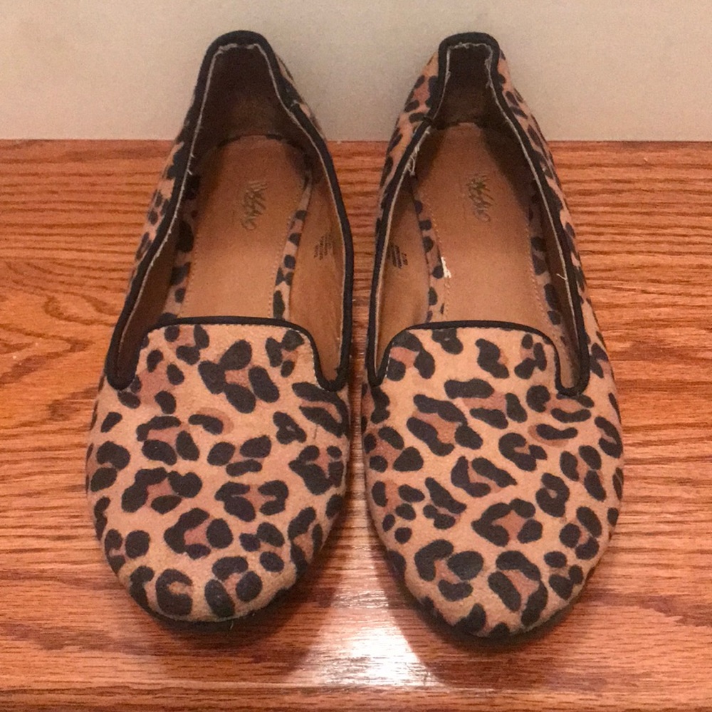 Mossimo Leopard Print Smoking Loafers